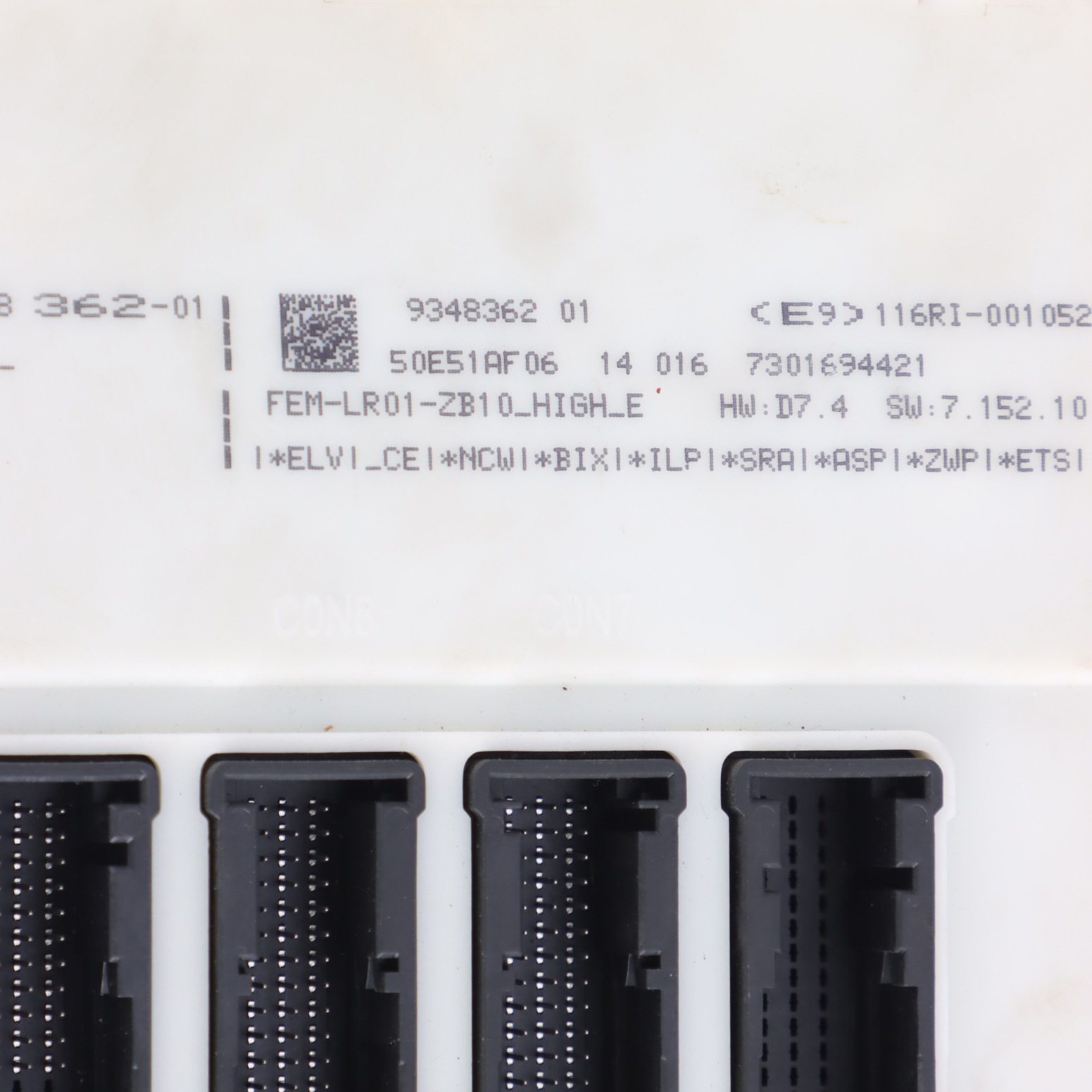 BMW F20 F21 F30 F31 F32 Body Control Comfort Modul Einheit FEM ECU LR01 9348362