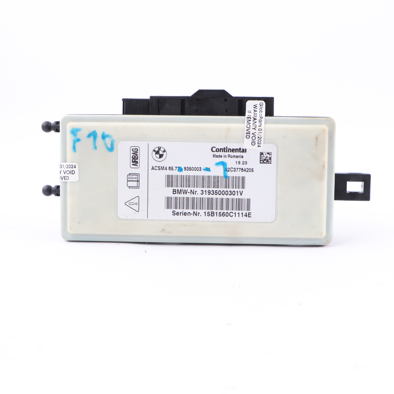 Sicherheits Steuergerät BMW F01 LCI F07 F10 F11 F25 Luftmodul Tasche ECU 9350003