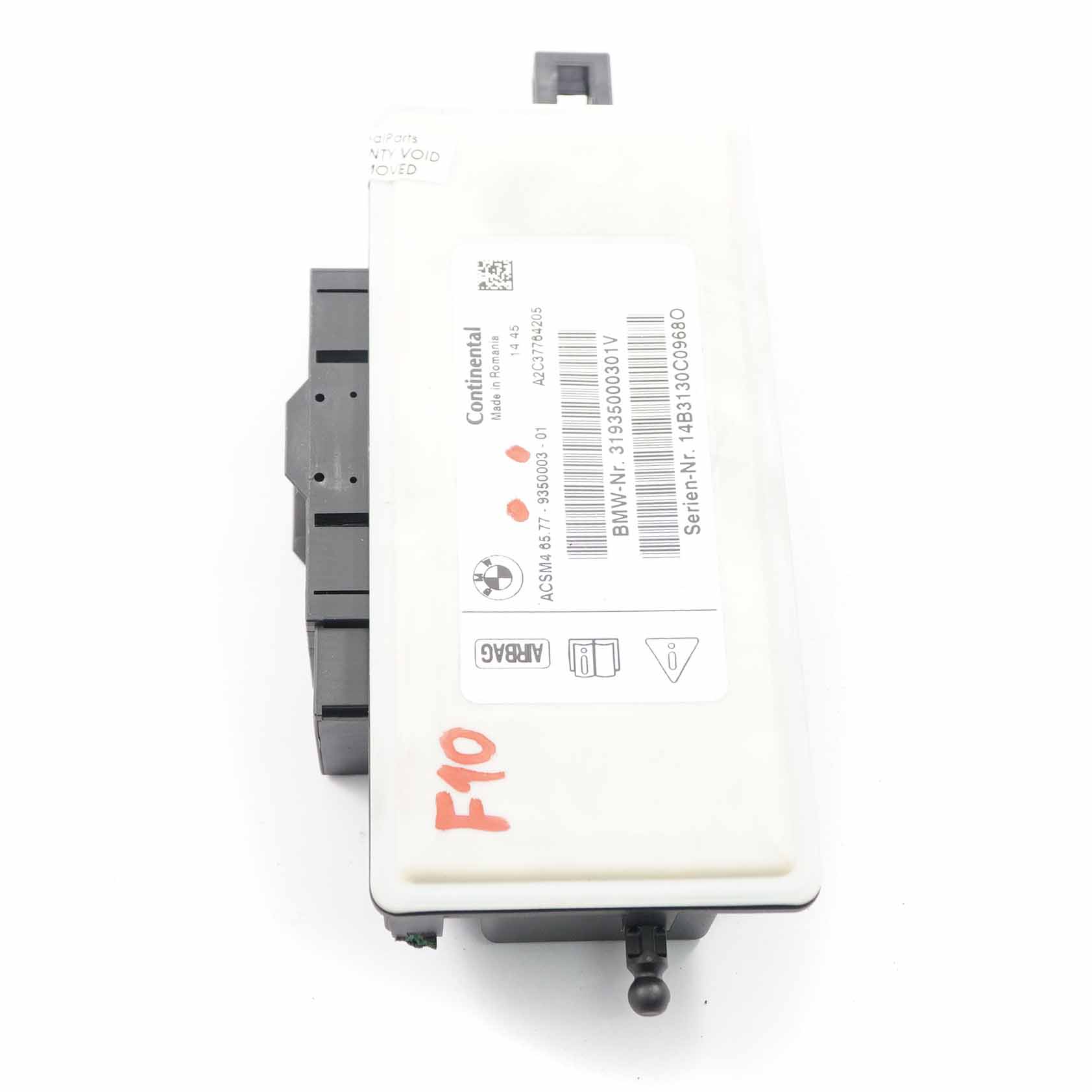 Sicherheitssteuergerät BMW F01 LCI F07 F10 F11 F25 Air Module Bag ECU 9350003