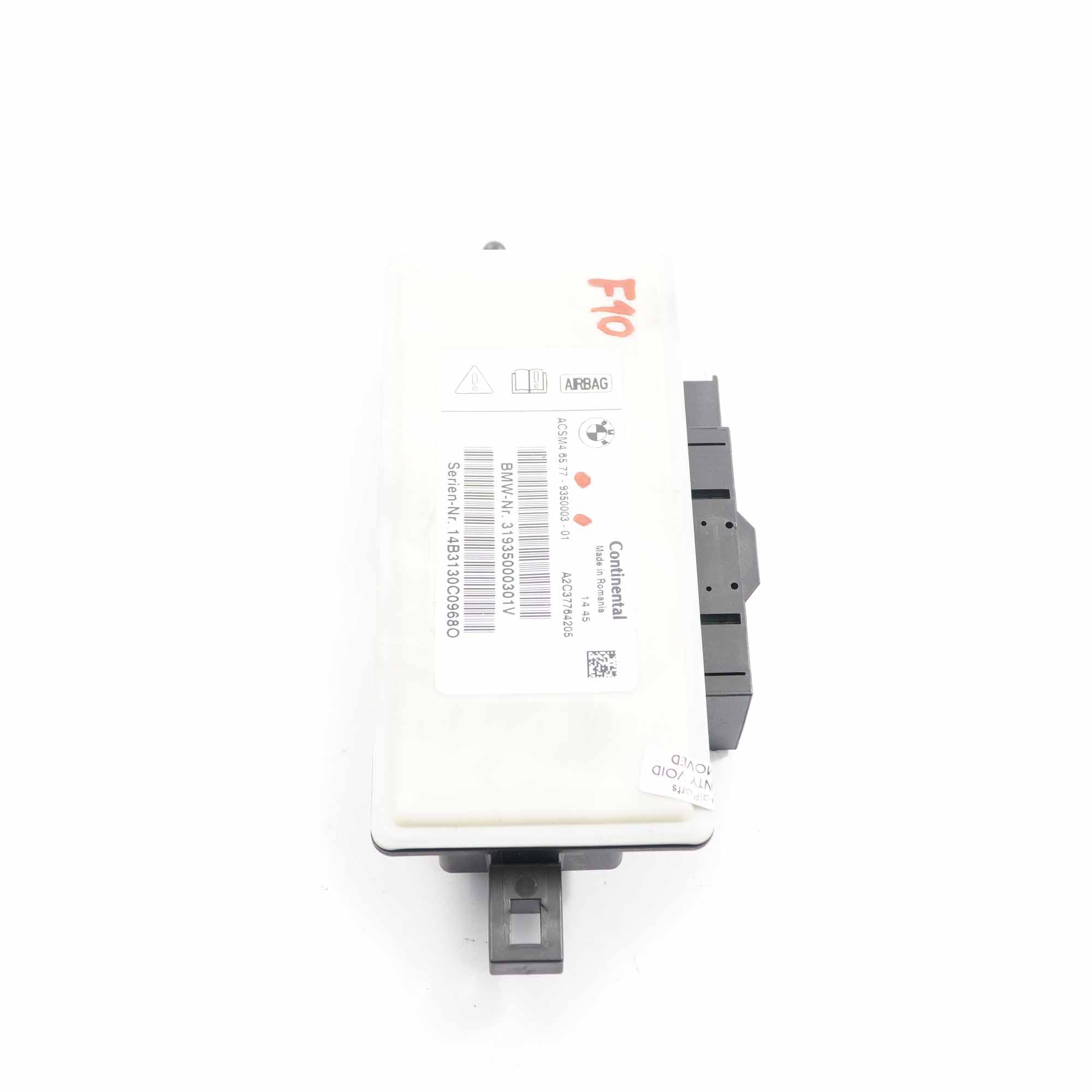 Sicherheitssteuergerät BMW F01 LCI F07 F10 F11 F25 Air Module Bag ECU 9350003