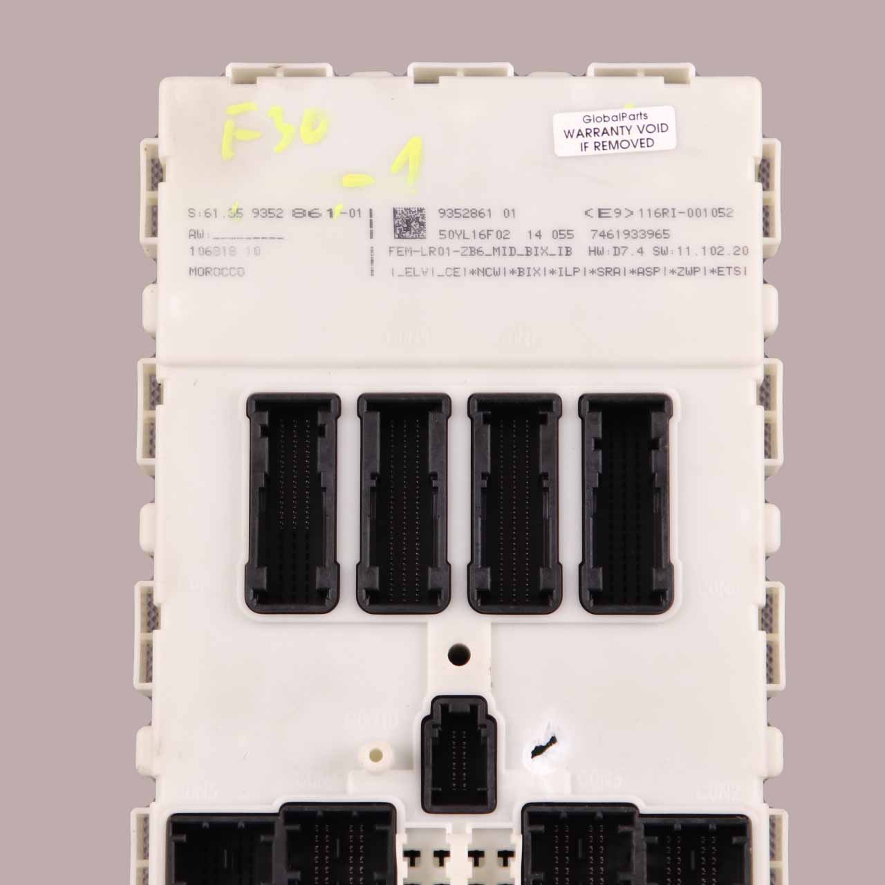 FEM Modul BMW F20 F22 F30 F32 ECU Steuergerät Sicherungskasten 9352861