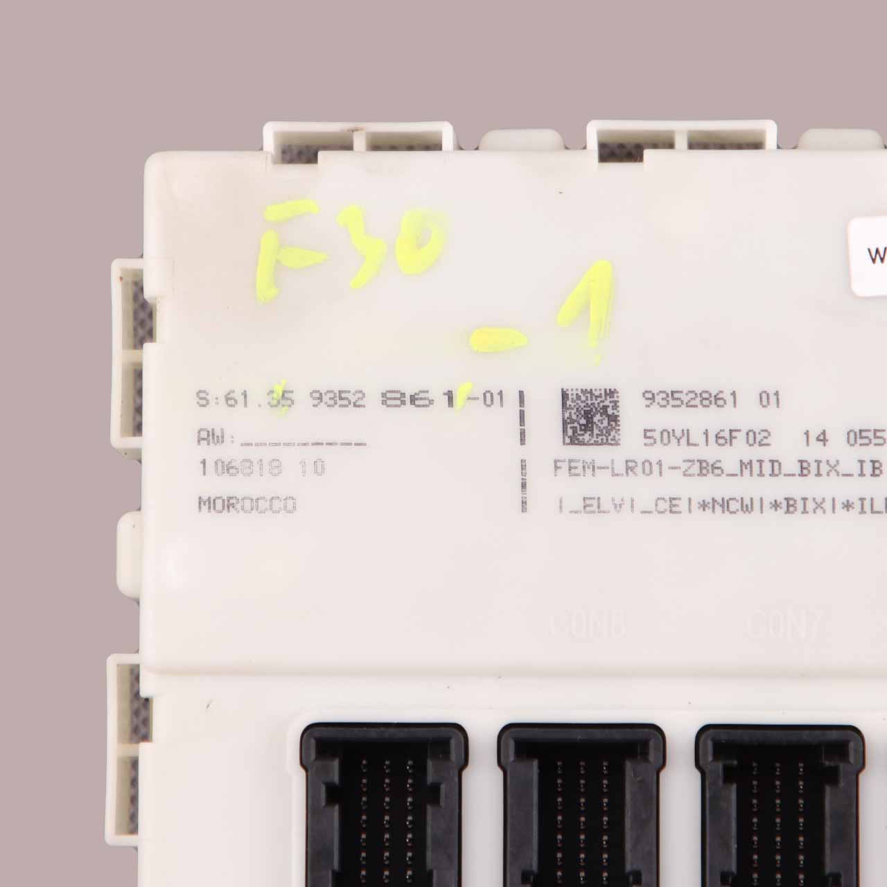 FEM Modul BMW F20 F22 F30 F32 ECU Steuergerät Sicherungskasten 9352861