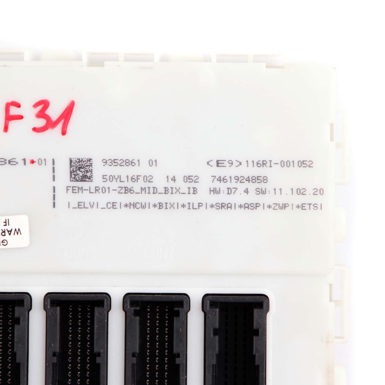 BMW F20 F22 F30 F32 Modul ECU Steuergerät FEM Sicherungskasten 9352861