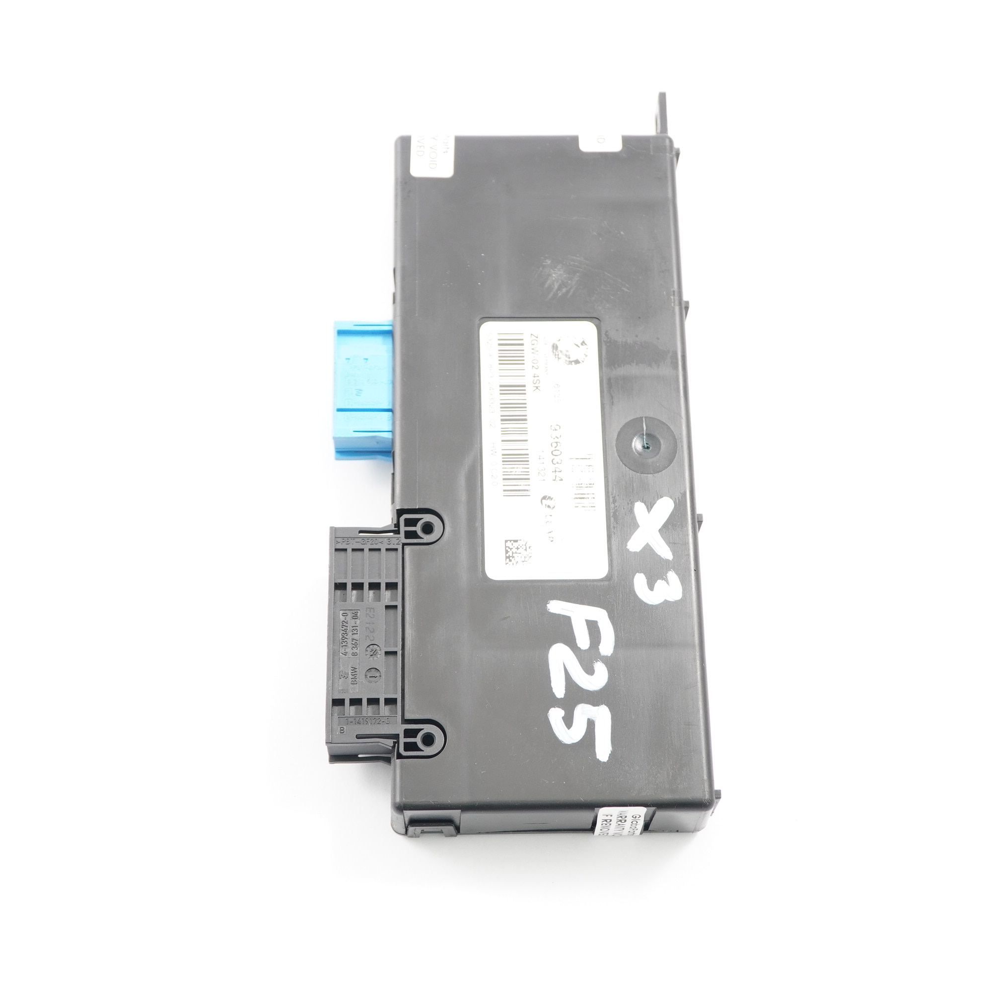 BMW X3 F25 Zentrales Gateway Modul Steuergerät Lear ZGW-02 4SK 9360344