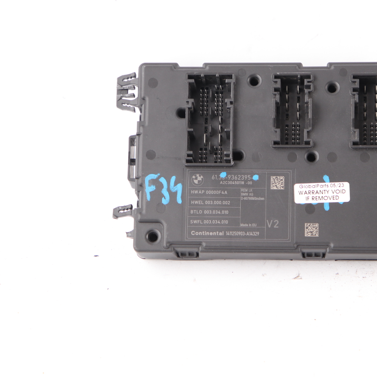 BMW F20 F30 F31 F34 Elektrisches Karosserie steuergerät Modul REM V2 9362395