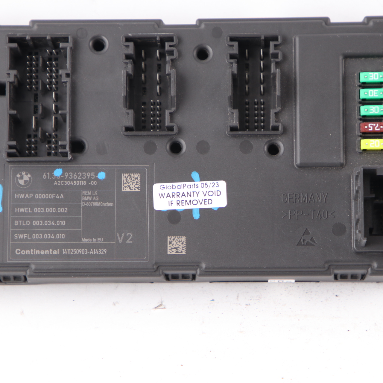 BMW F20 F30 F31 F34 Elektrisches Karosserie steuergerät Modul REM V2 9362395