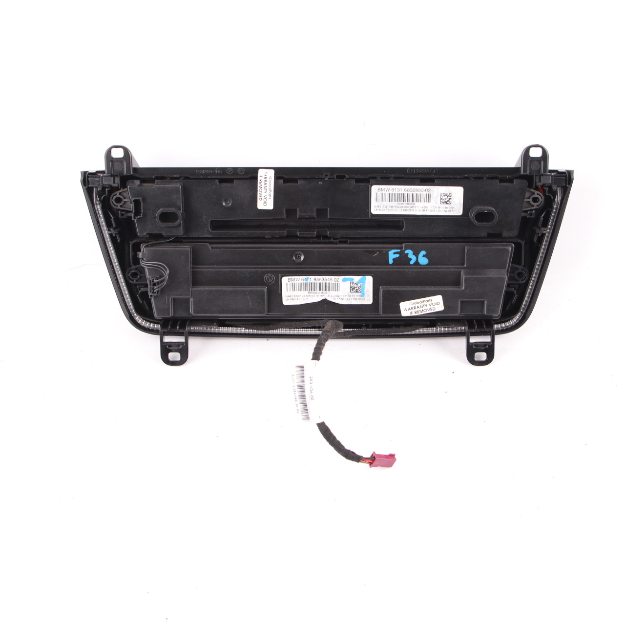 Schalttafel BMW F20 LCI F30 Klimaautomatik Radio Player 9363546