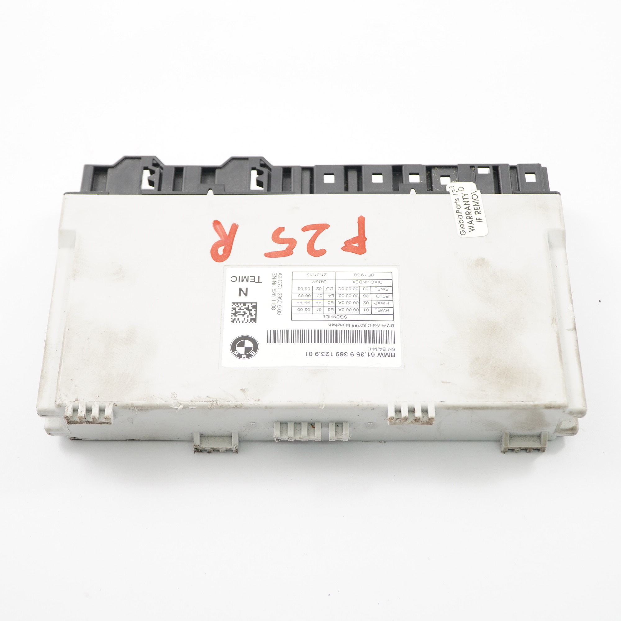 BMW X3 F25 Vorder sitz Steuergerät Modul ECU Links Rechts 9369123