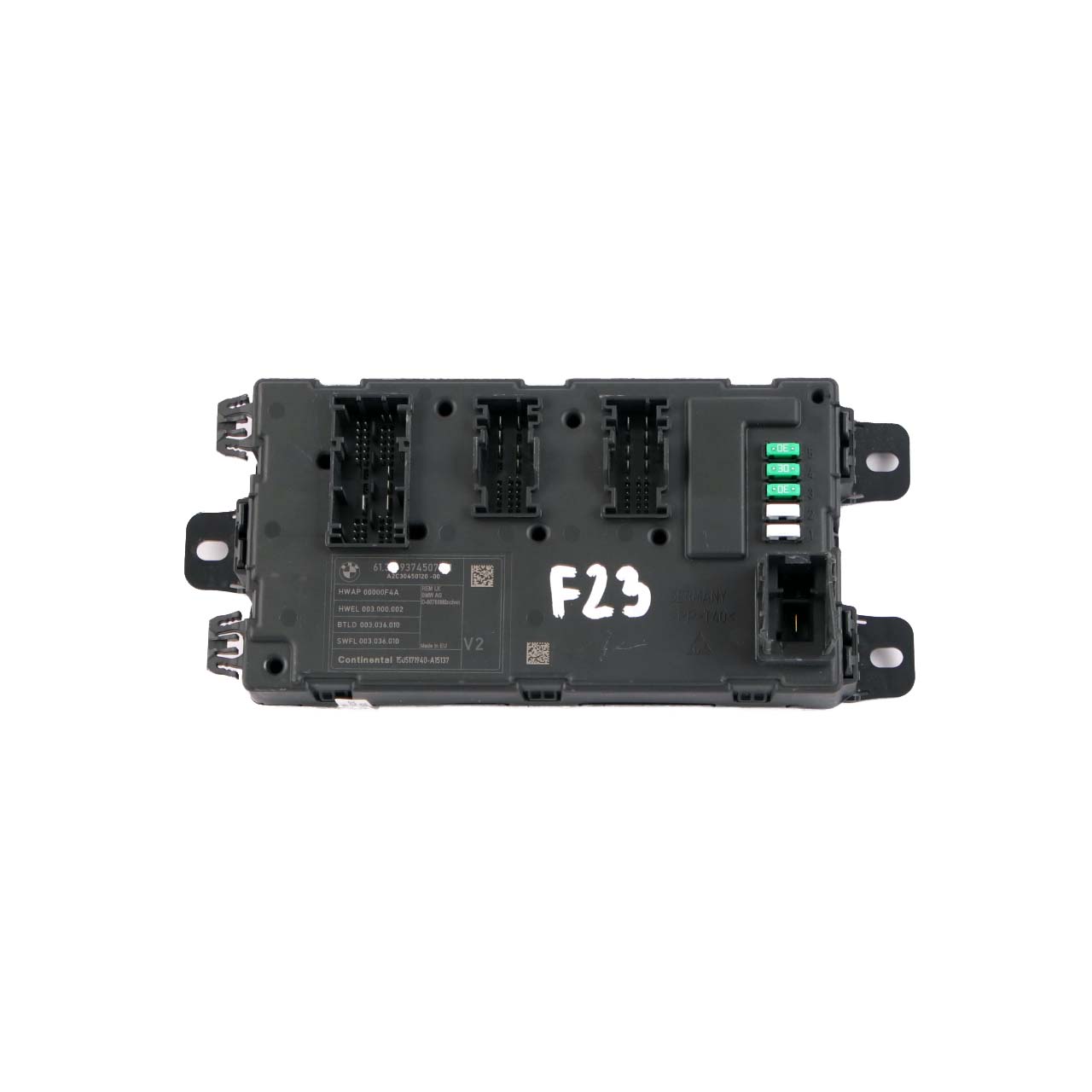 BMW F23 REM Hinteres Elektronikmodul Sicherungskasten Steuergerät V2 9374507