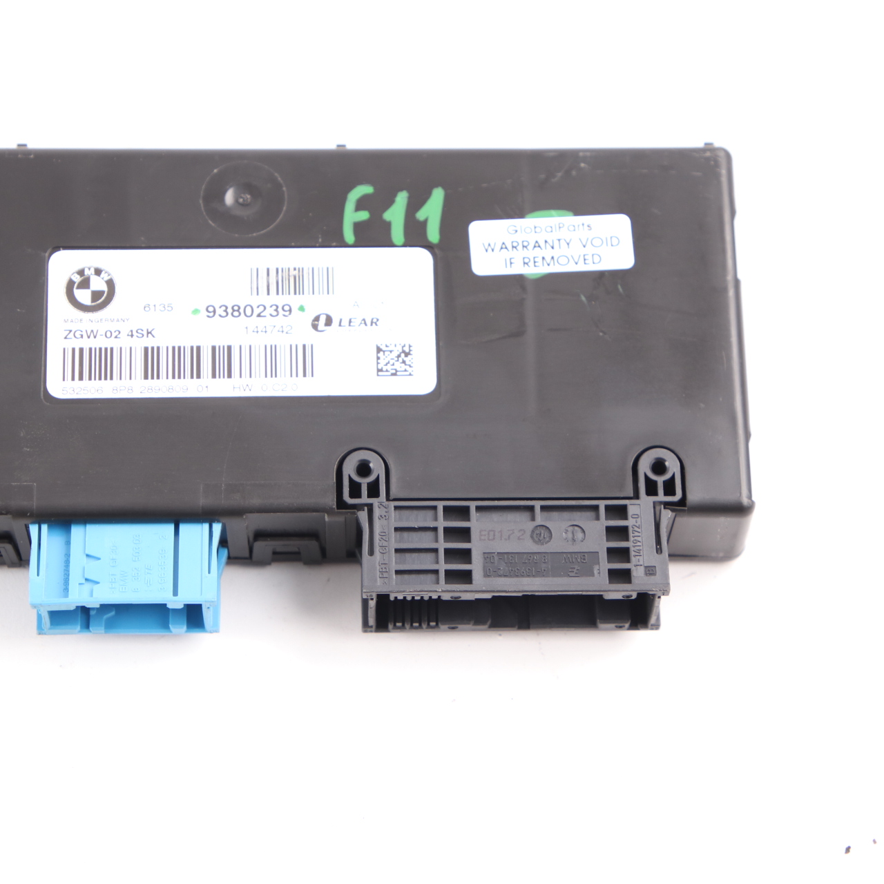 BMW X3 F25 Zentrales Gateway Modul Steuergerät Lear ZGW-02 4SK 9360344