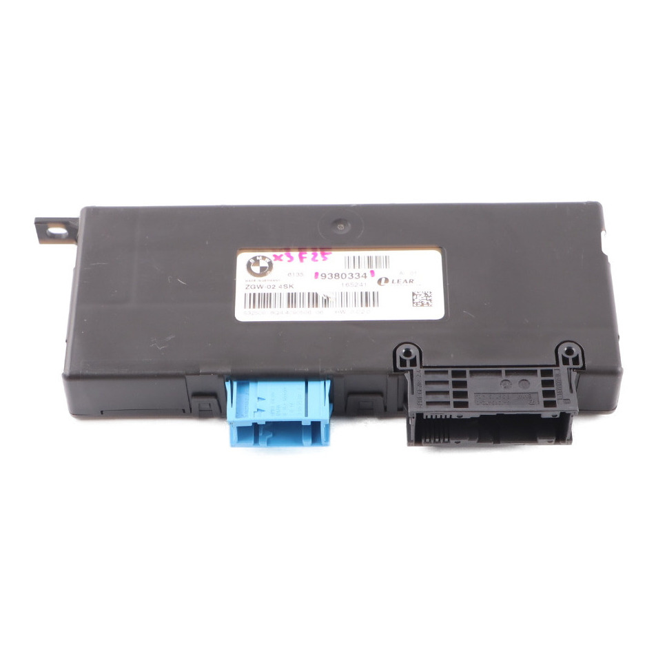 BMW X3 F25 Central Gateway Module Control Unit Lear ZGW-02 4SK 9380334