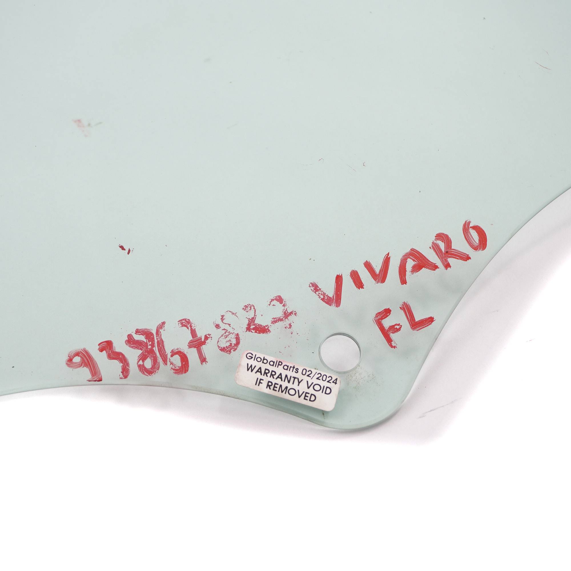 Renault Trafic 3 Vivaro B Window Glass Front Door Left N/S AS2 93867827