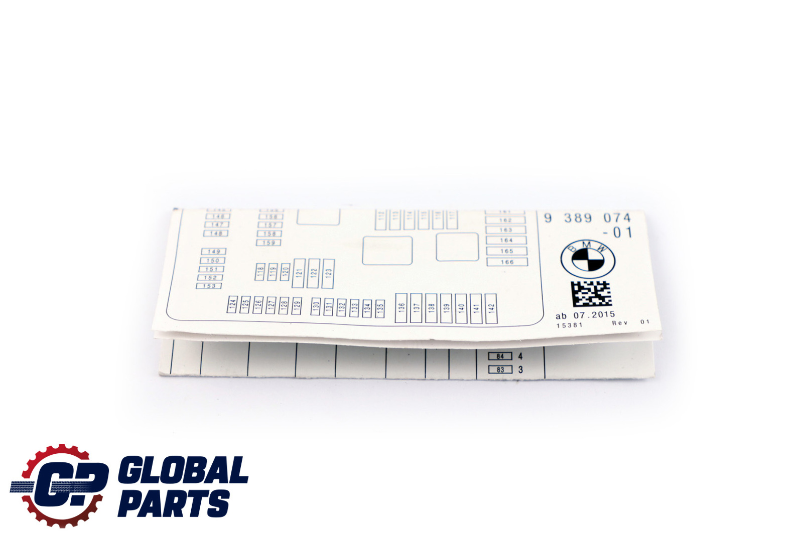 BMW 1 2 Series F20 F21 F30 Map Fuse Grouping 9389074