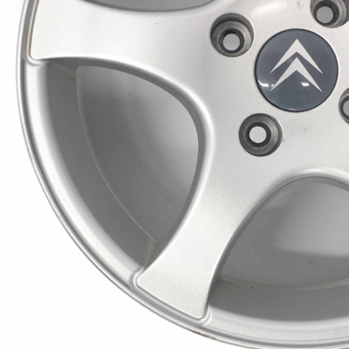 Citroen Silver Alloy Wheel Rim 4x108 15" ET:18 6J 940654