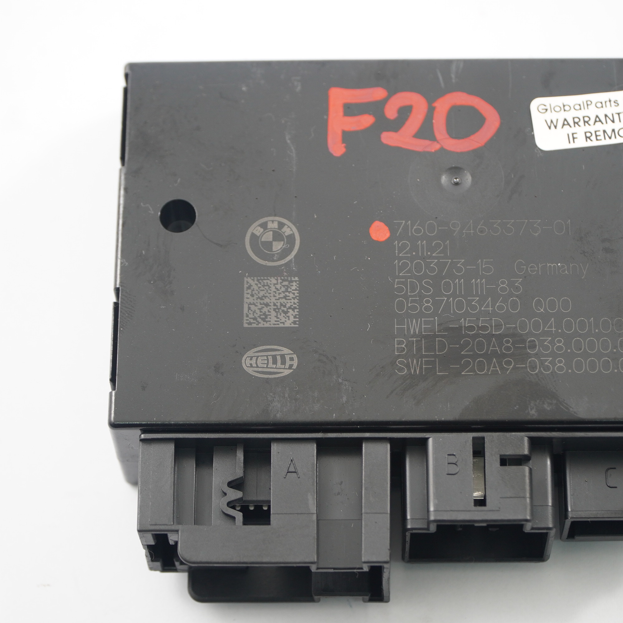 BMW F20 F21 F30 F31 F32 Anhänge kupplung Anhänger Modul Steuergerät 9463373