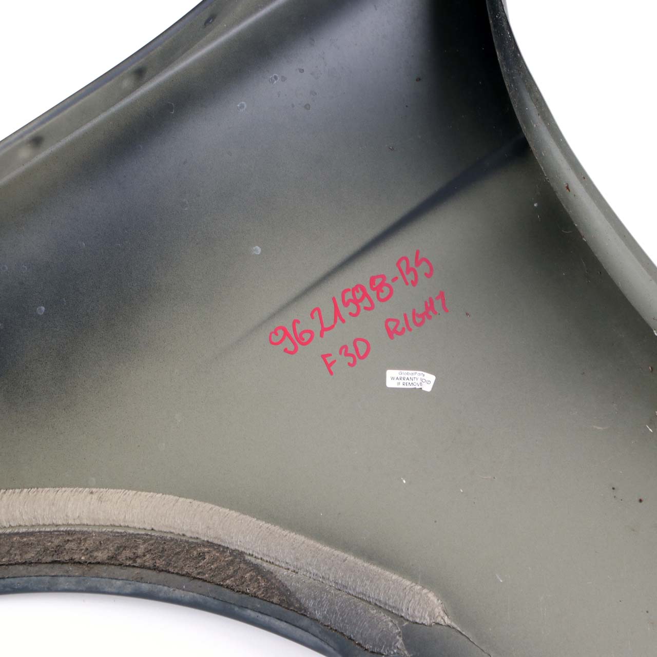 BMW F30 F31 Side Panel Wing Fender Front Right O/S Black Sapphire Metallic 475