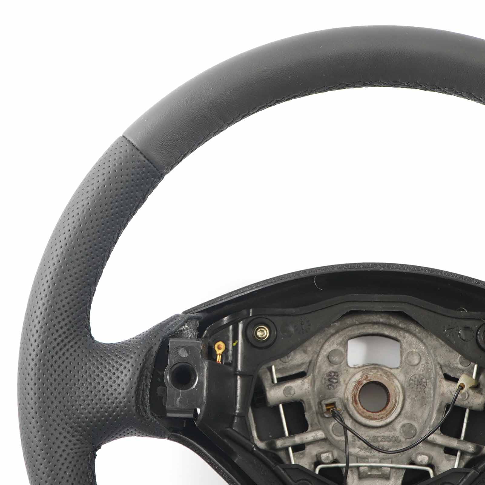 Peugeot 307 Steering Wheel NEW Black Leather 96345022