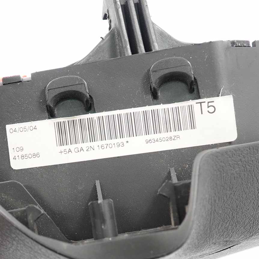 Peugeot 307 Steering Wheel Driver's Side Airbag Module Unit 96345028ZR