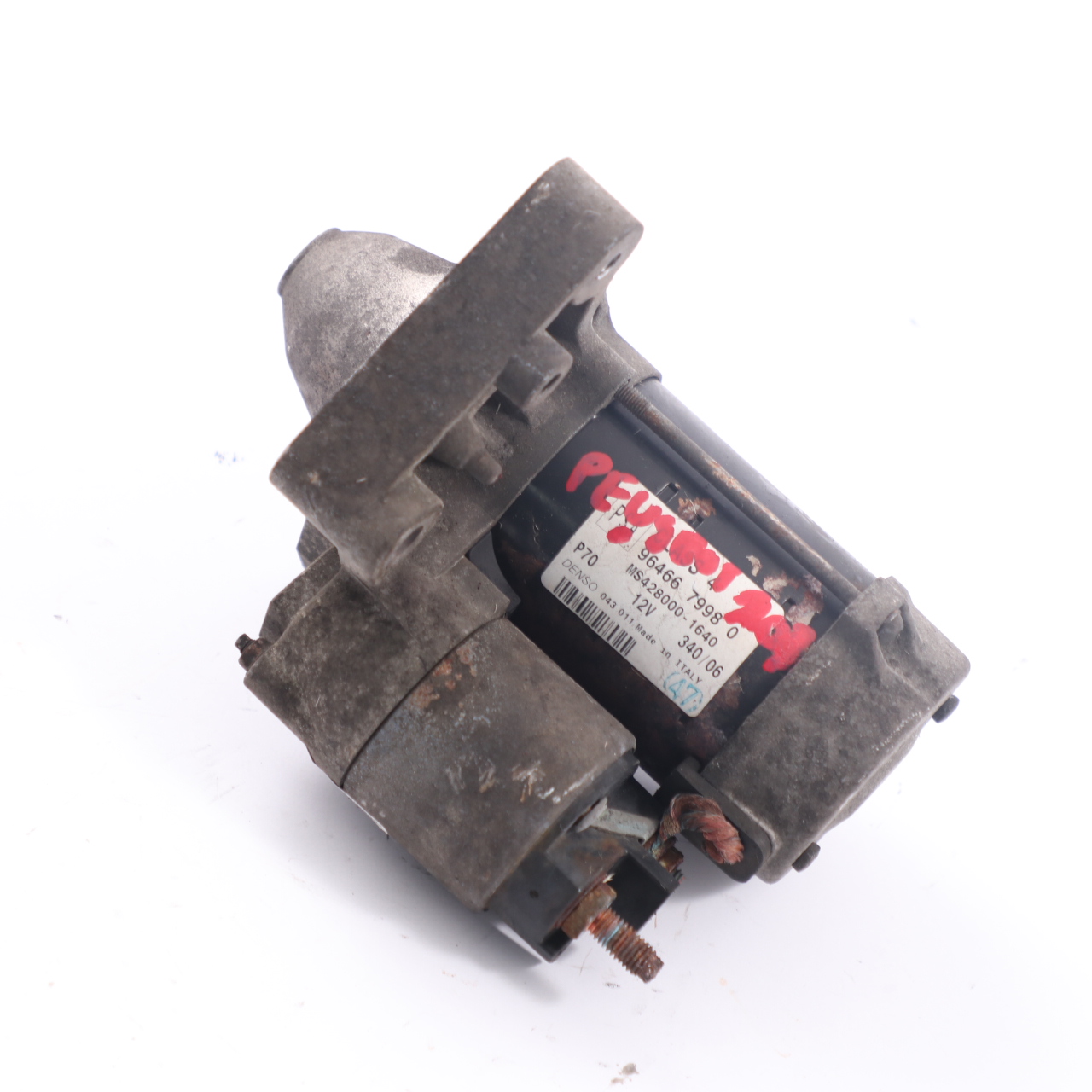 Peugeot 207 1.6 HDI Diesel Motor Starter Motor 9646679980