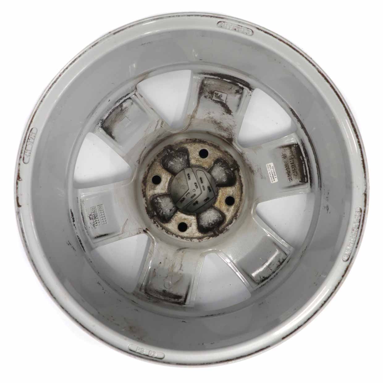 Citroen C3 C4 Silver Alloy Wheel Rim 16" ET:26 6,5J 9650263980