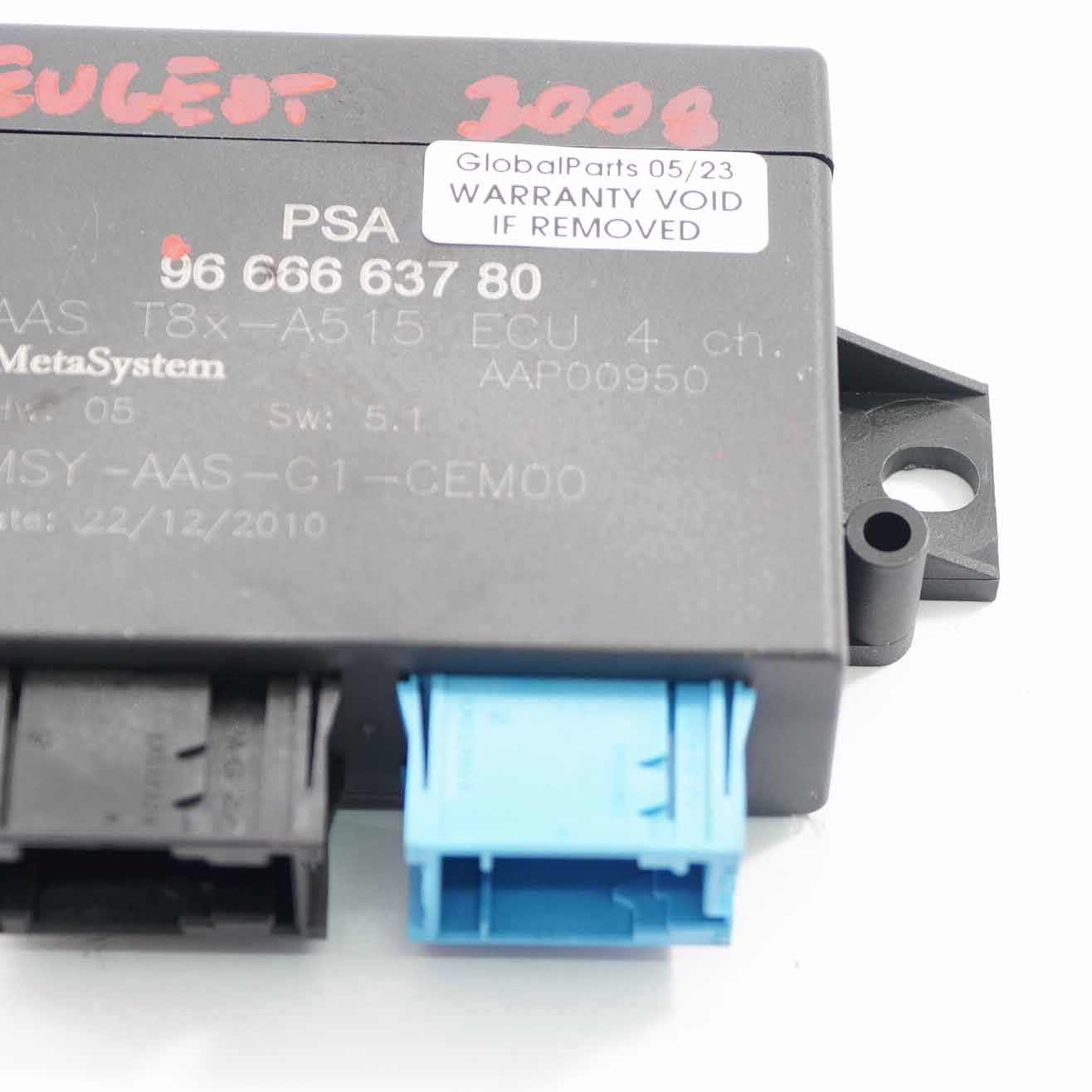 Peugeot 3008 PDC Modul Park Distance Control Einheit ECU 9666663780