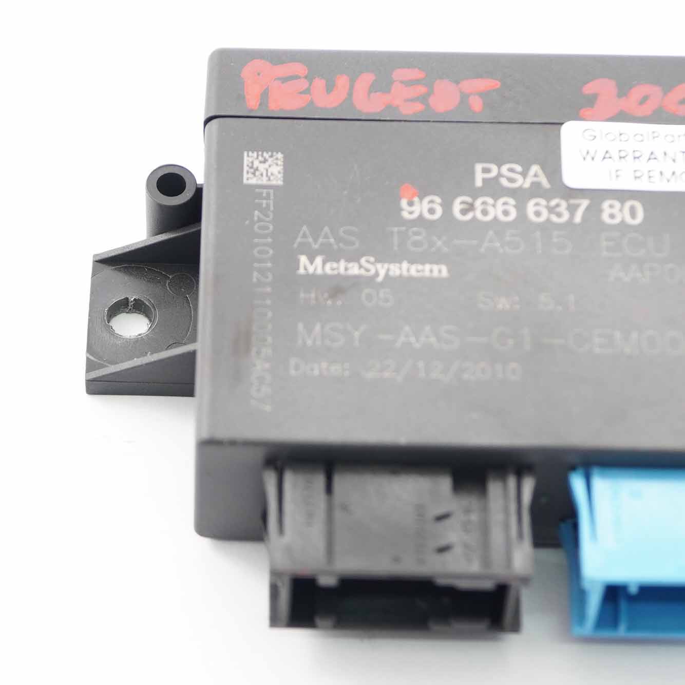 Peugeot 3008 PDC Modul Park Distance Control Einheit ECU 9666663780