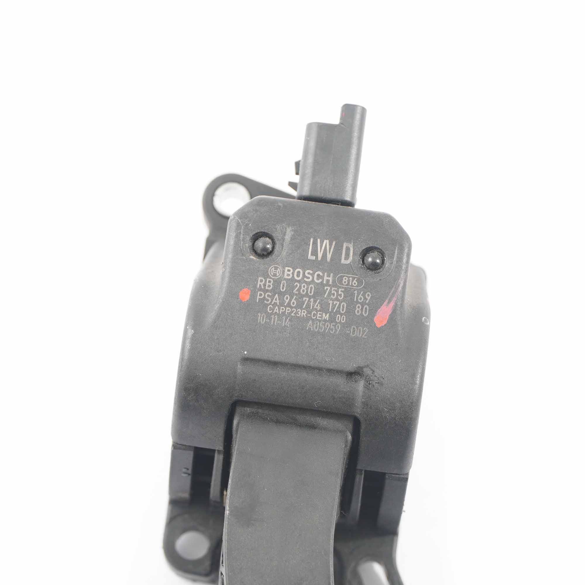 Peugeot 3008 Gas pedal Gas einheit 9671417080