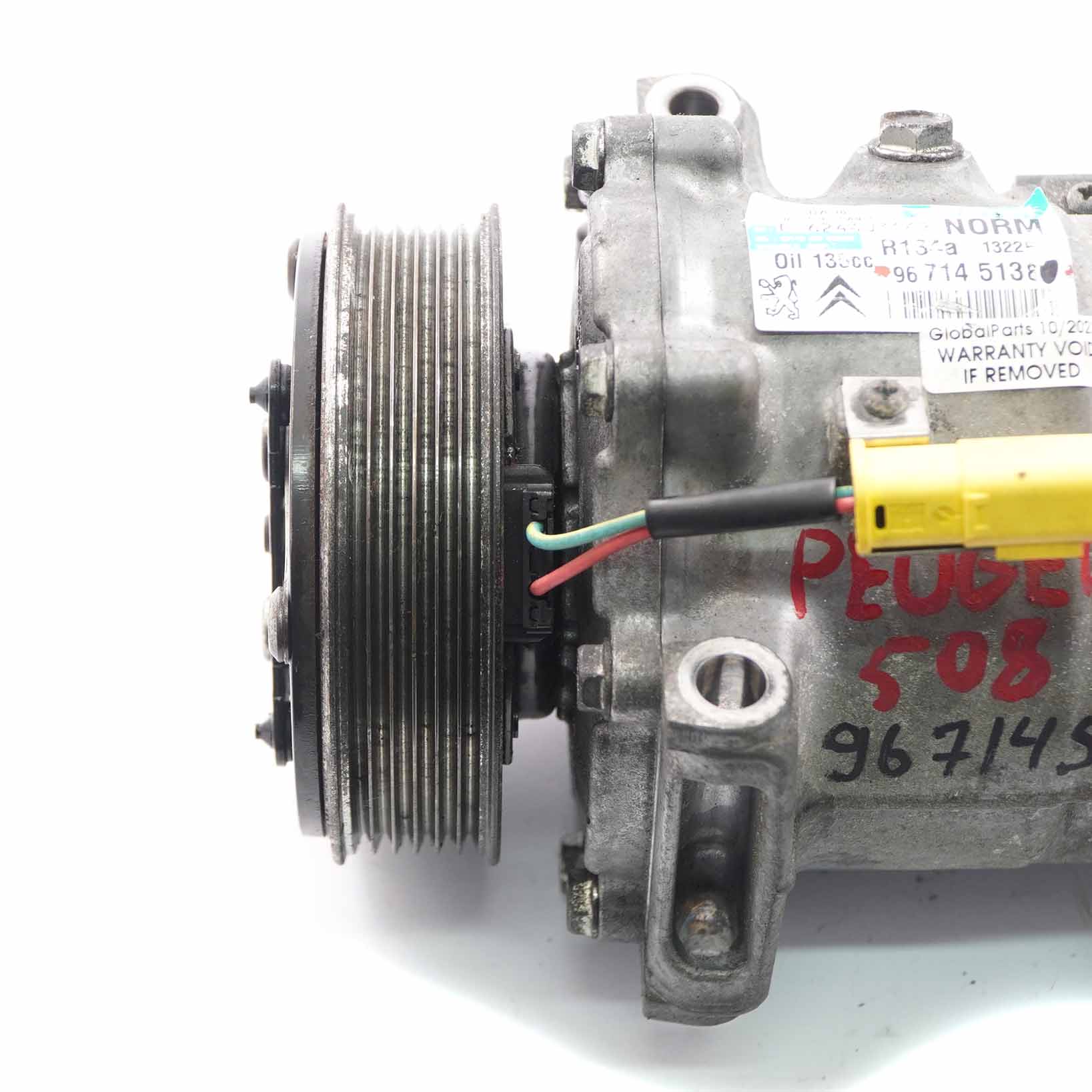 Peugeot 508 5008 2.0 HDI Air Conditioning Compressor Air Con A/C Pump 9671451380