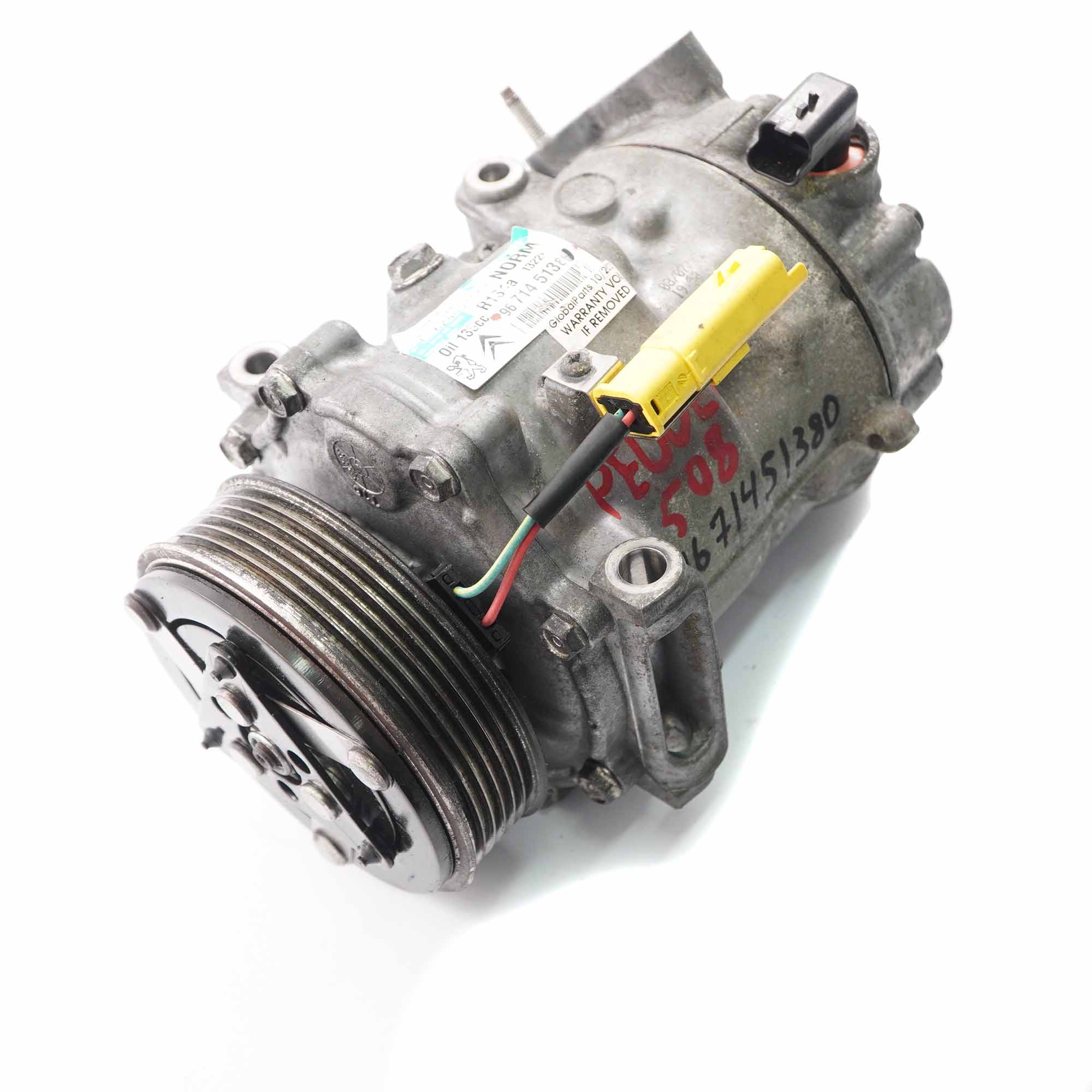 Peugeot 508 5008 2.0 HDI Air Conditioning Compressor Air Con A/C Pump 9671451380