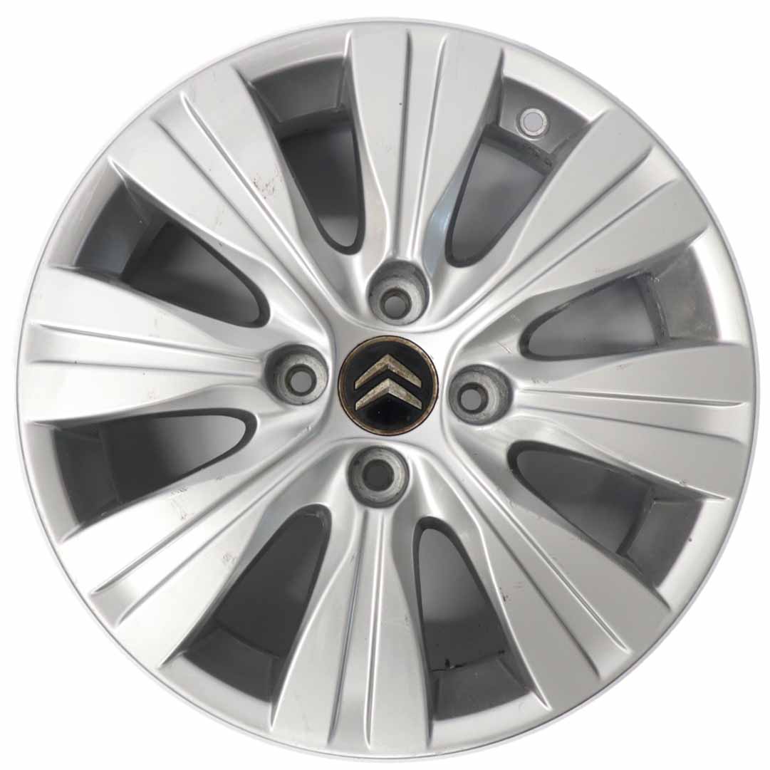 Citroen C3 Picasso Silver Alloy Wheel Rim 16" ET:23 6J 9681810880