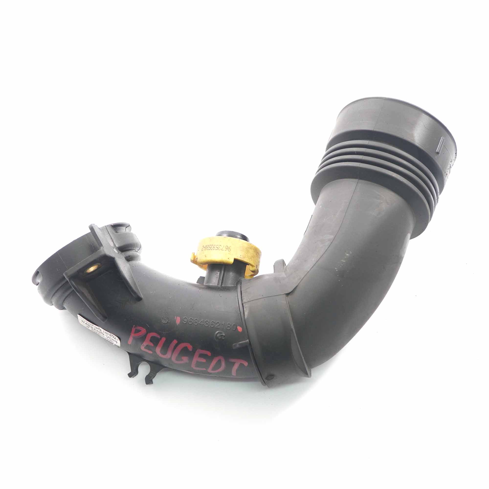 Peugeot 307 1.6 HDI Tuyau d'intercooler diesel d'admission d'air 9684362180