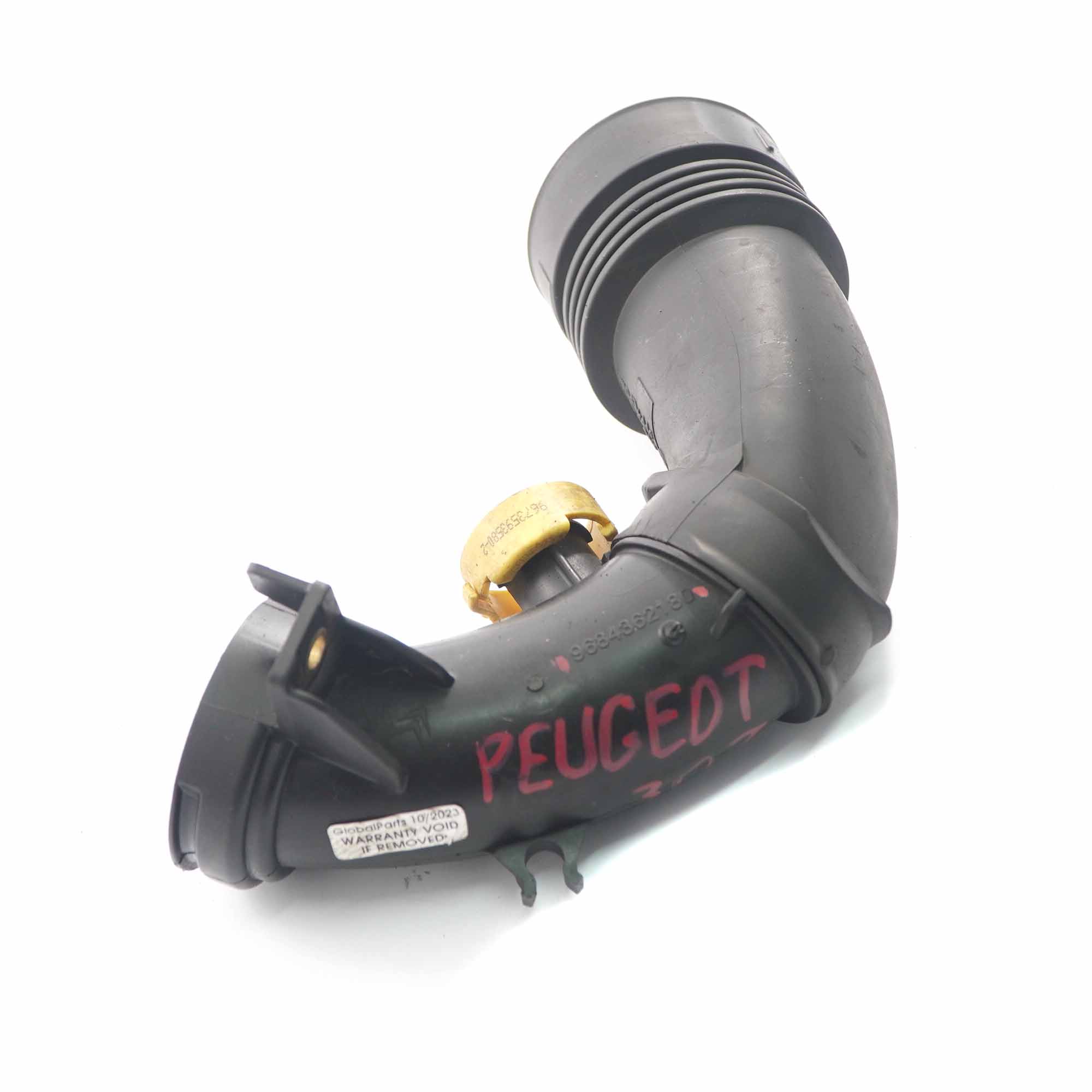 Peugeot 307 1.6 HDI Tuyau d'intercooler diesel d'admission d'air 9684362180