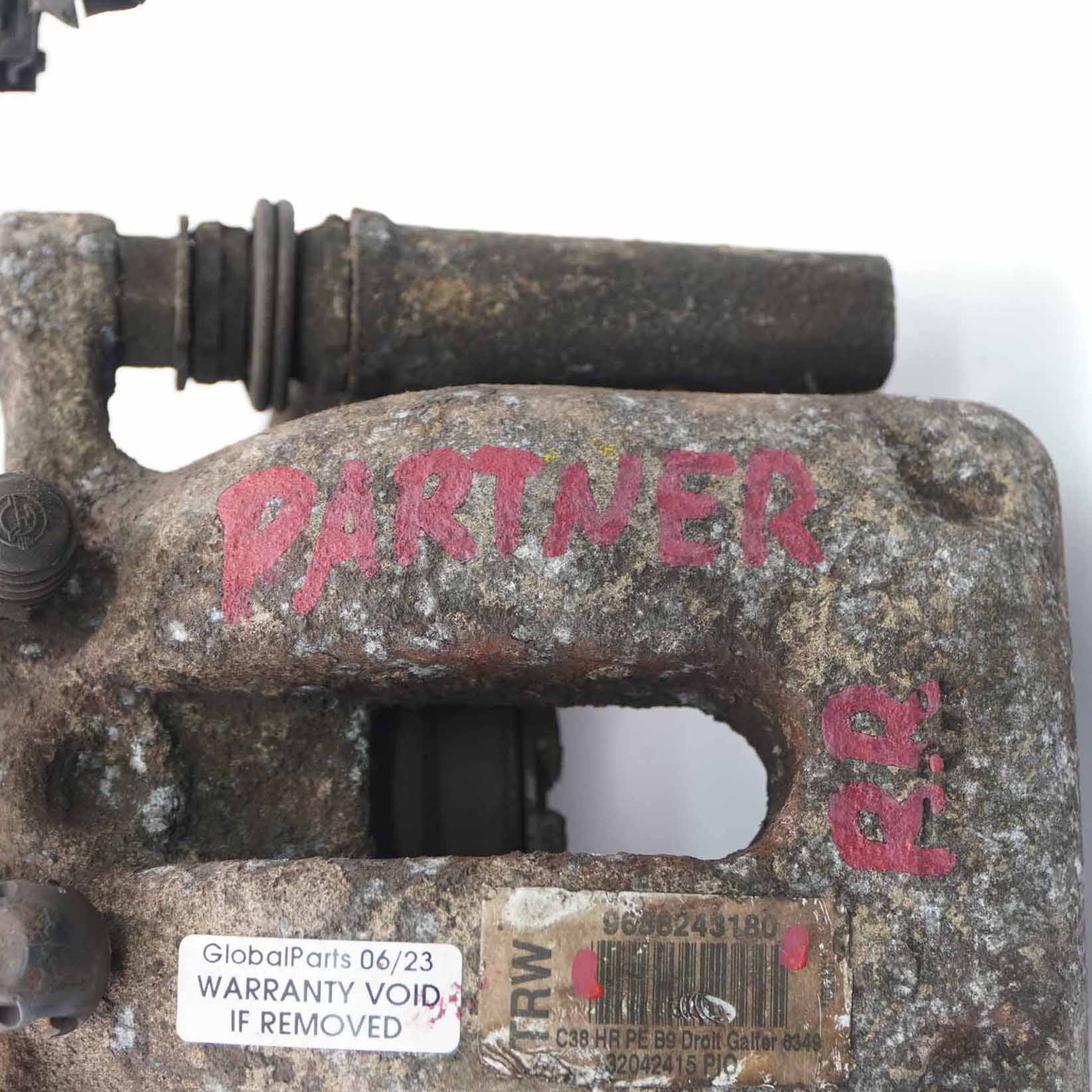 Peugeot Partner Bremssattel hinten rechts Radbremse Einheit 9688243180