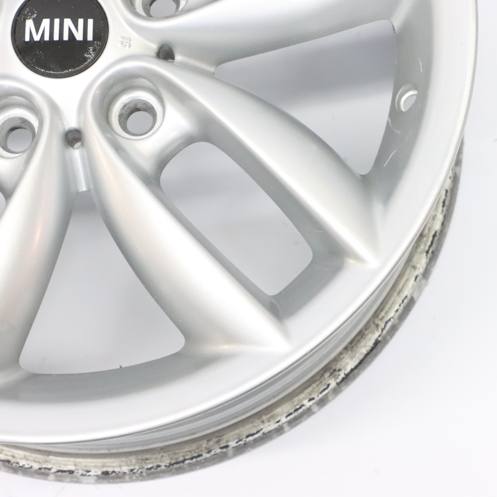 Mini Cooper R60 R61 Silver Wheel Alloy Rim 17" 7J ET:50 5-Star Double Spoke 124