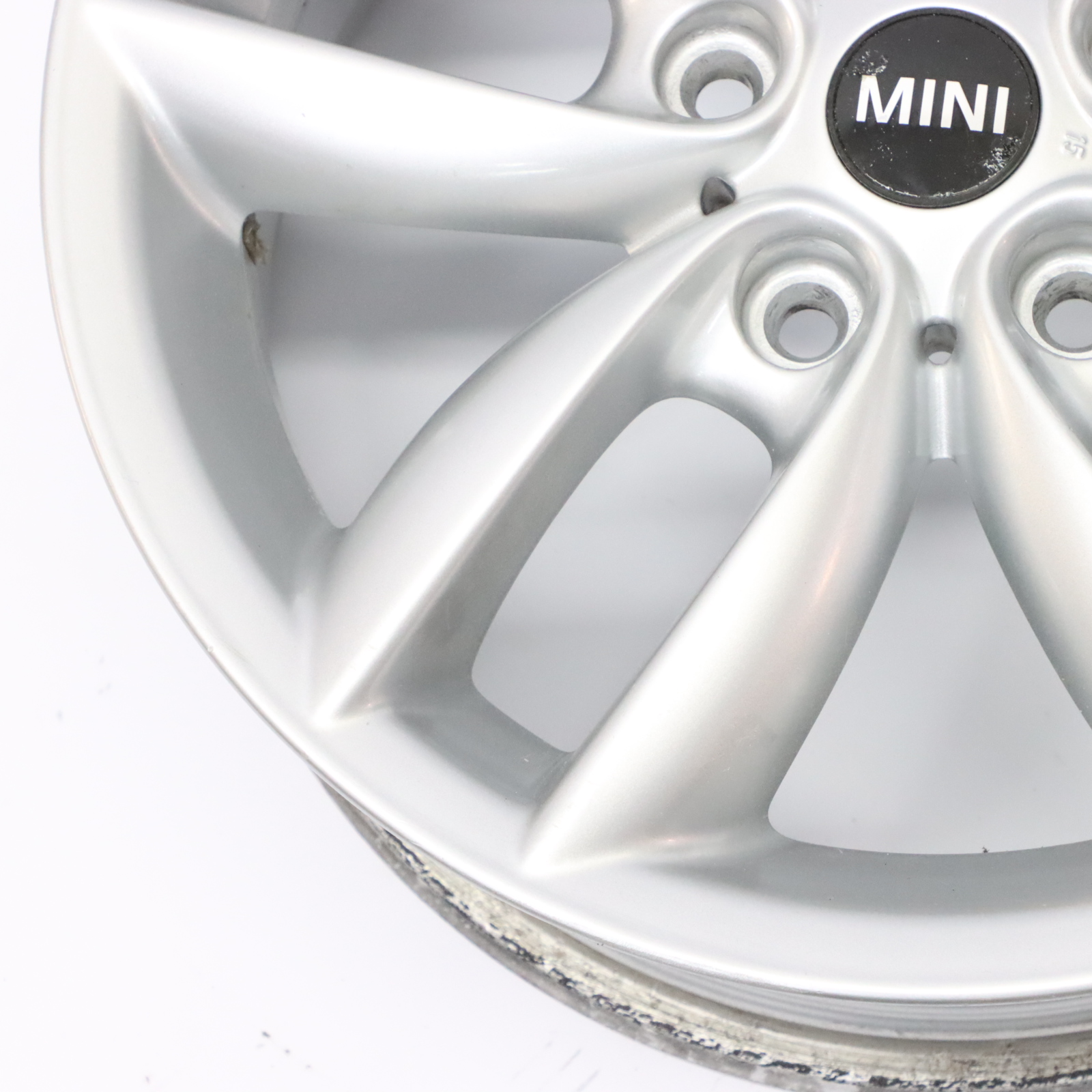 Mini Cooper R60 R61 Silver Wheel Alloy Rim 17" 7J ET:50 5-Star Double Spoke 124