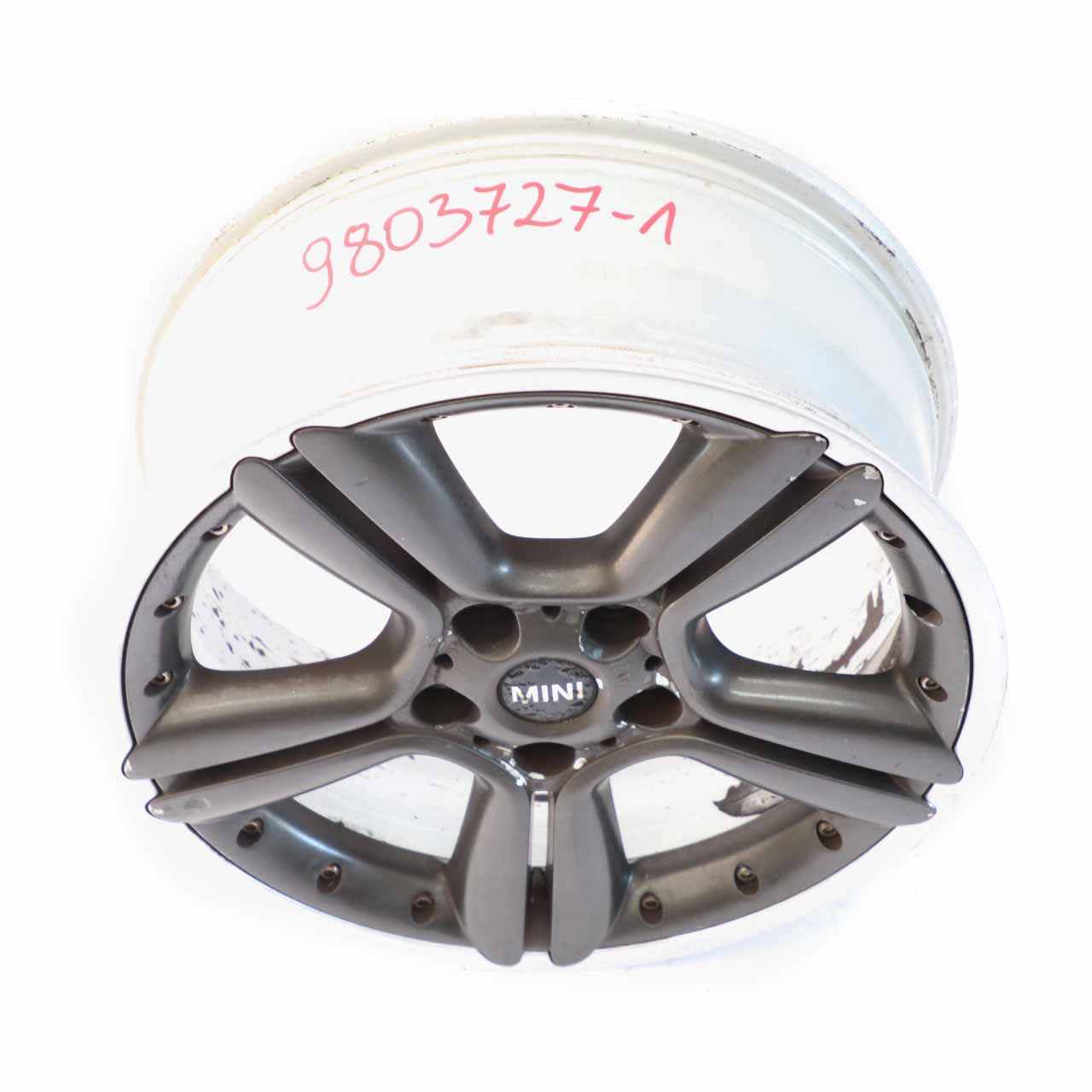 Mini R60 R61 Silber Alu Felge Alufelge 18" ET:52 7,5J 5 Star Double Spoke 127 