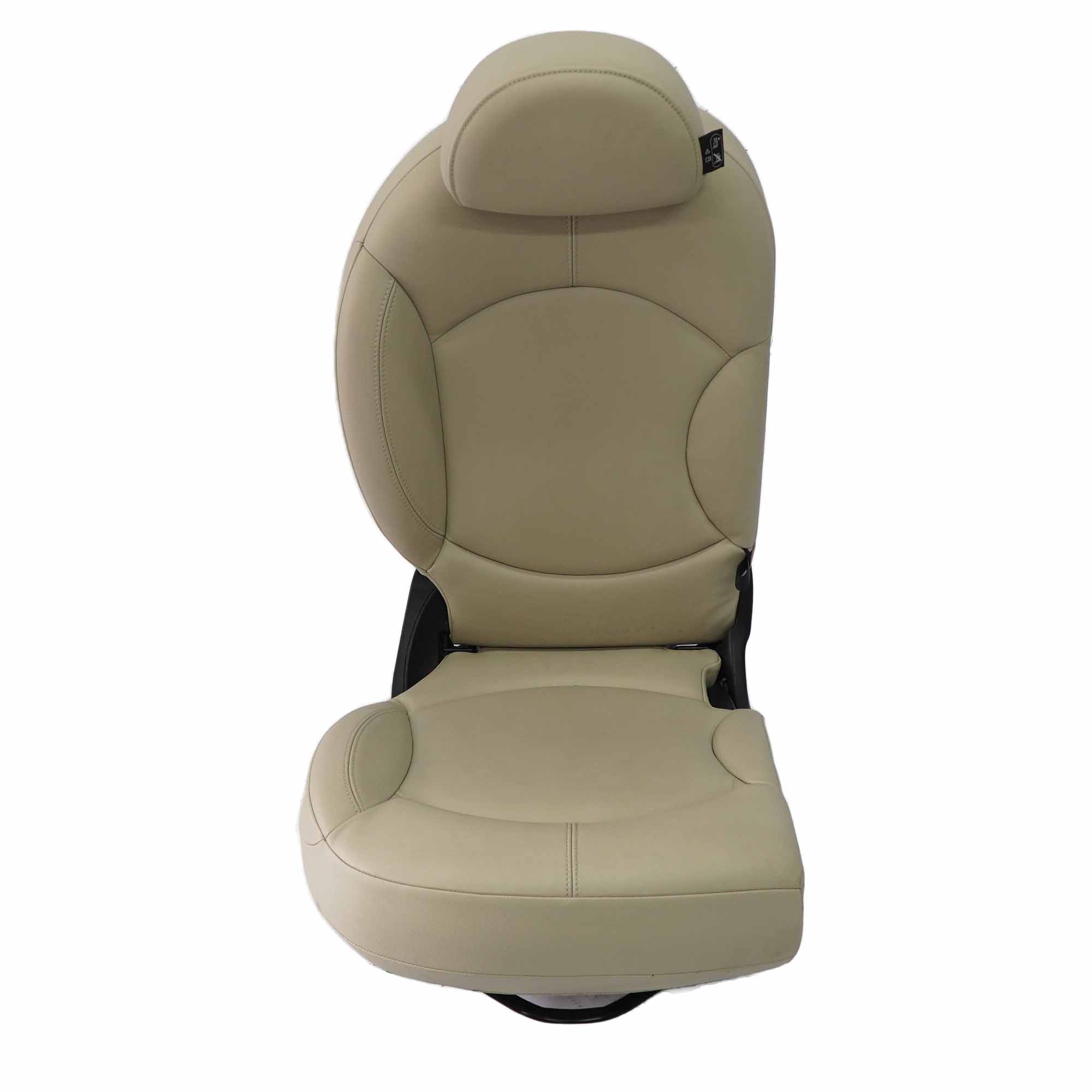 Mini R60 Countryman Rear Right O/S Folding Seat Leather Gravity Polar Beige