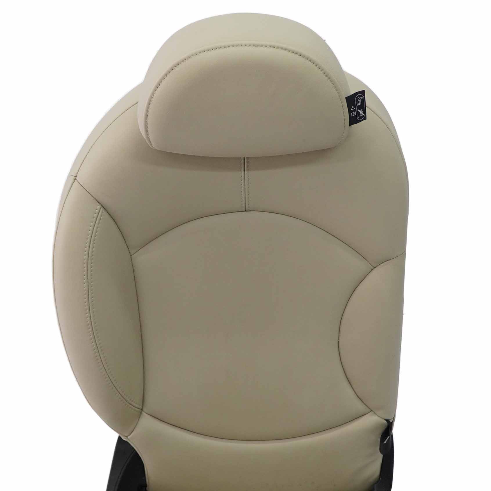 Mini R60 Countryman Rear Right O/S Folding Seat Leather Gravity Polar Beige