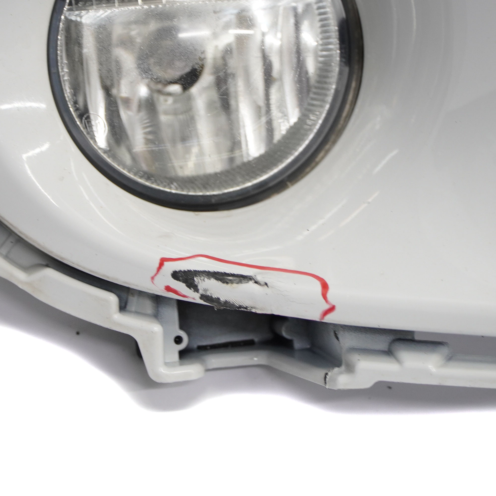 Mini R60 R61 Frontstoßstange Zierleiste Licht Weiß - B15