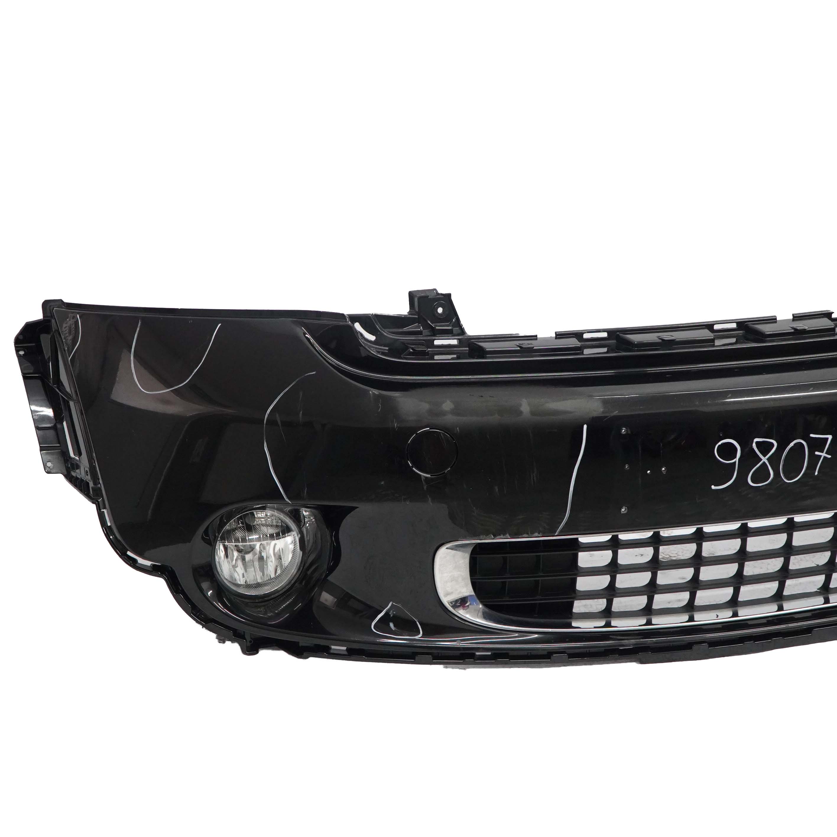 Mini R60 R61 Complete Front Bumper Trim Panel Absolute Black Metallic - B11