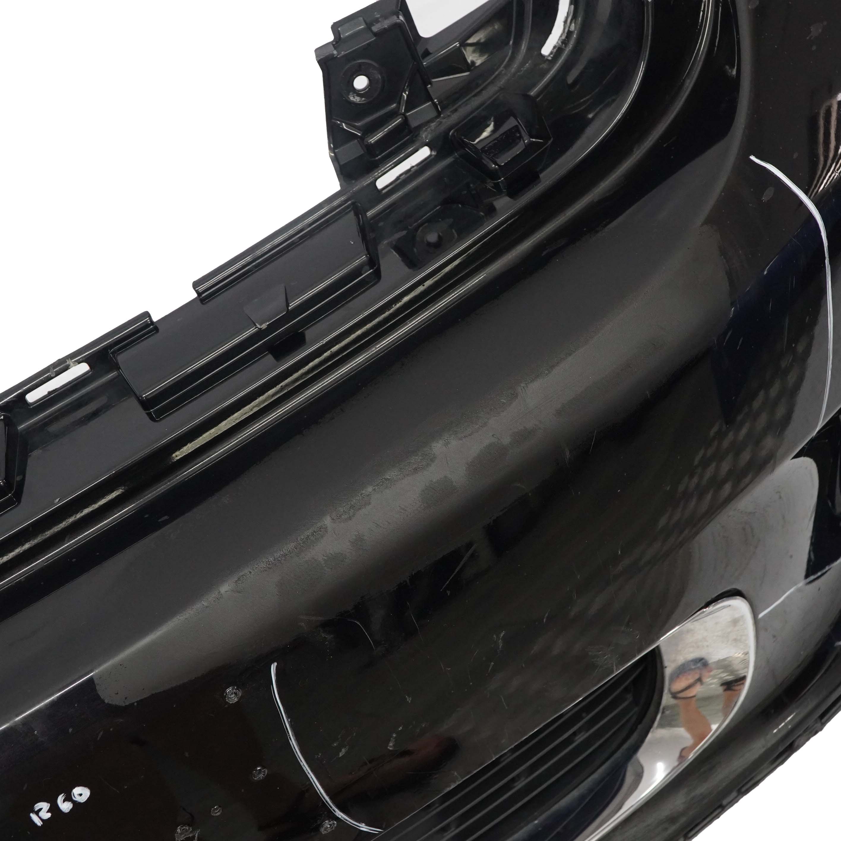 Mini R60 R61 Complete Front Bumper Trim Panel Absolute Black Metallic - B11