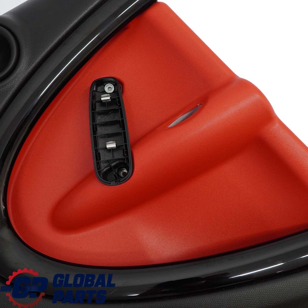 BMW Mini Countryman R60 Türverkleidung Hinten Links Schwarz Pure Red Rot