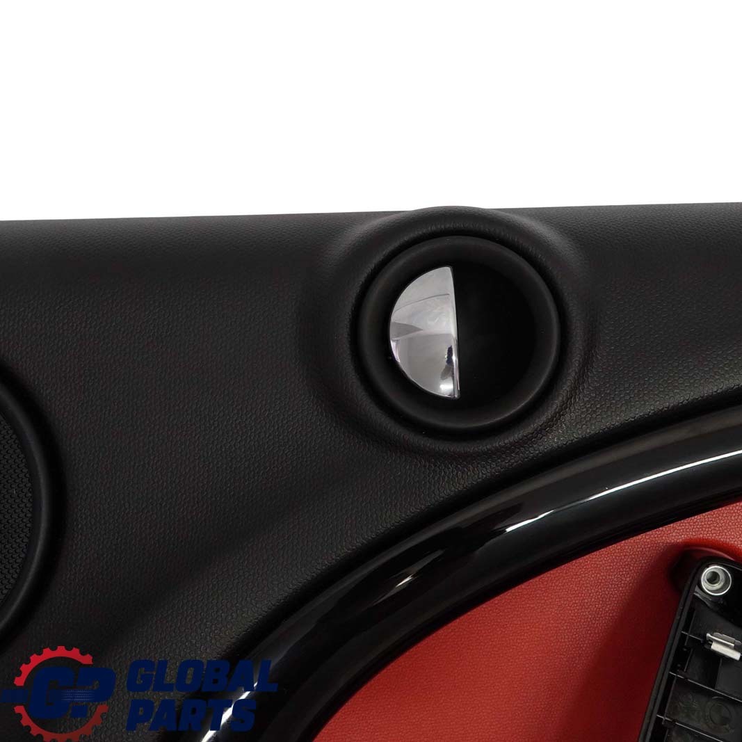 BMW Mini Countryman R60 Türverkleidung Hinten Links Schwarz Pure Red Rot