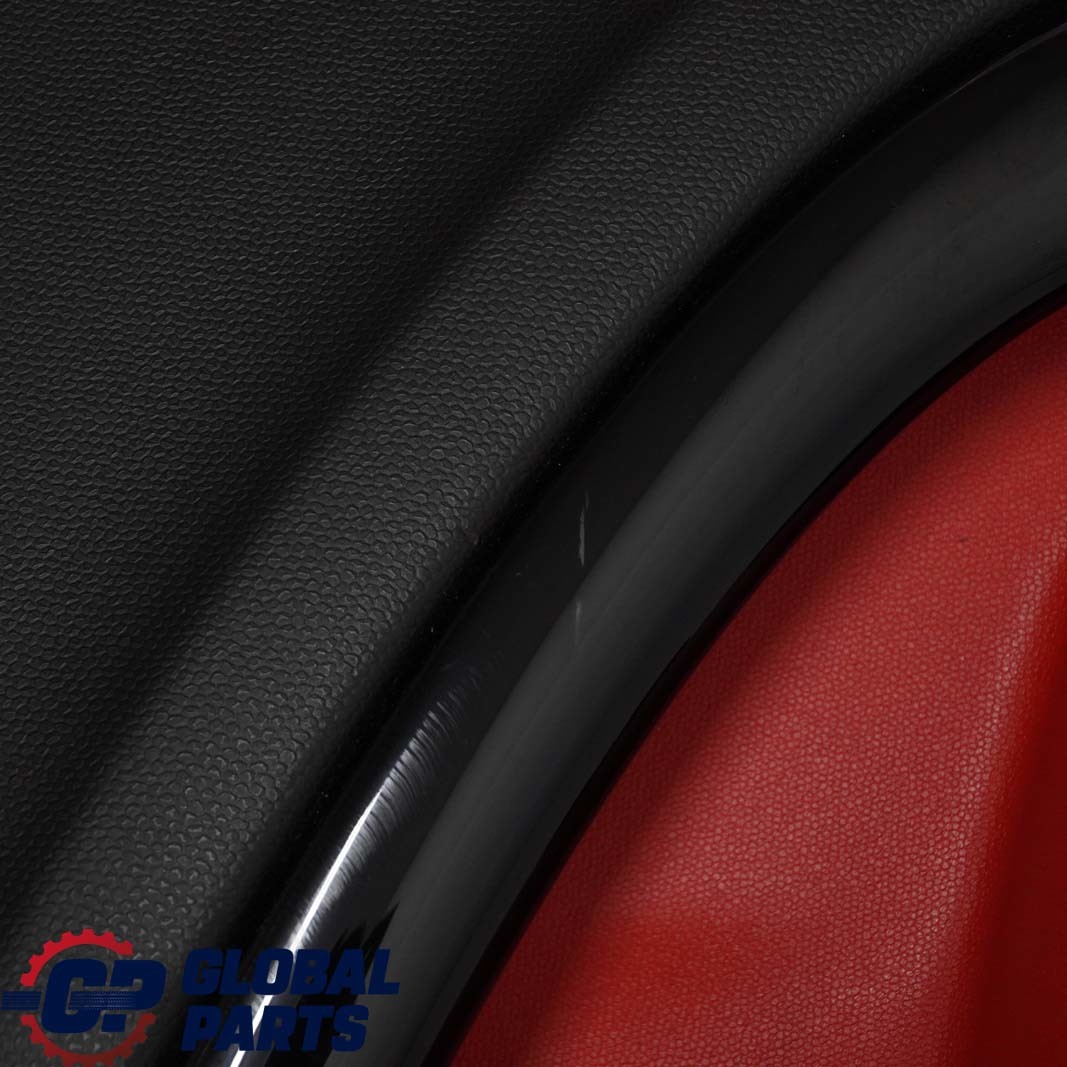 BMW Mini Countryman R60 Türverkleidung Hinten Links Schwarz Pure Red Rot