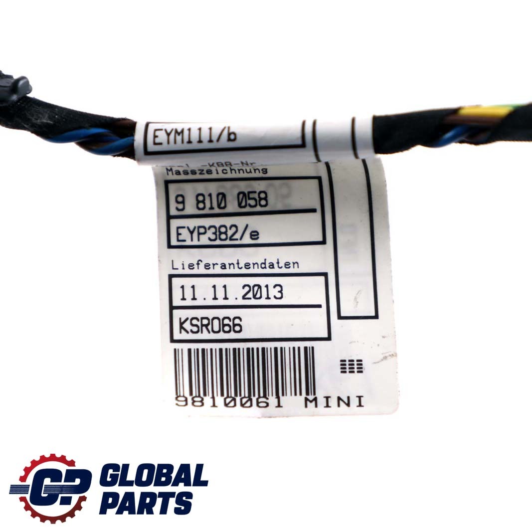 Mini Paceman R61 Cable Door Rear Left Right N/O/S Wiring Harness 9810061