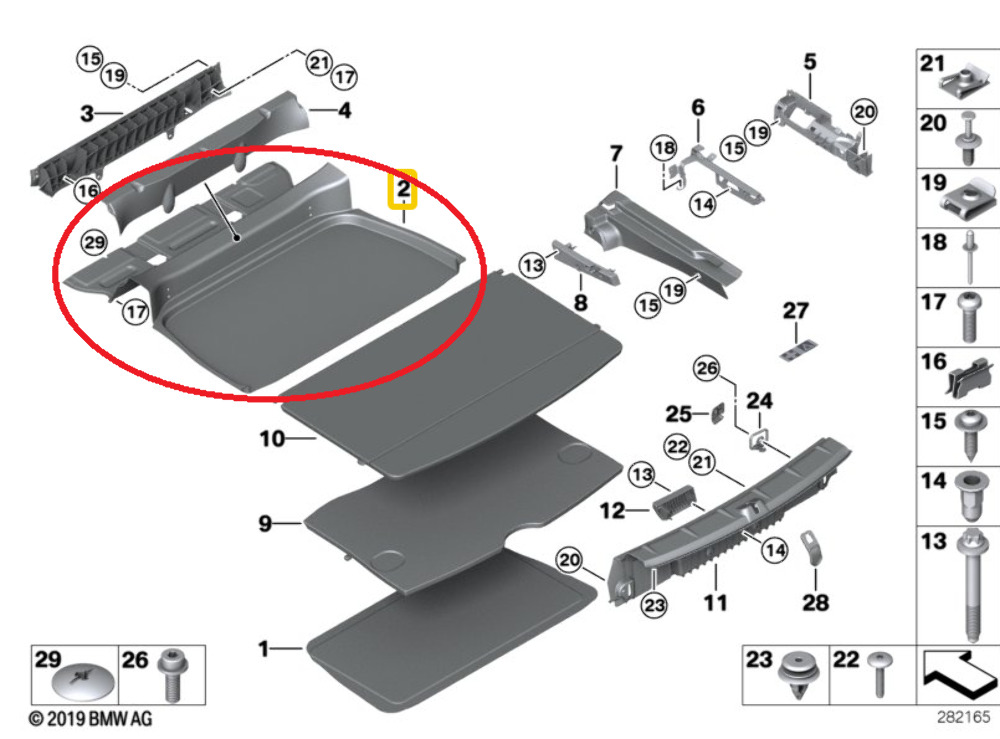 BMW Mini Countryman R60 Hinten Gepäckraumboden Verkleidung 51479810909 9810909