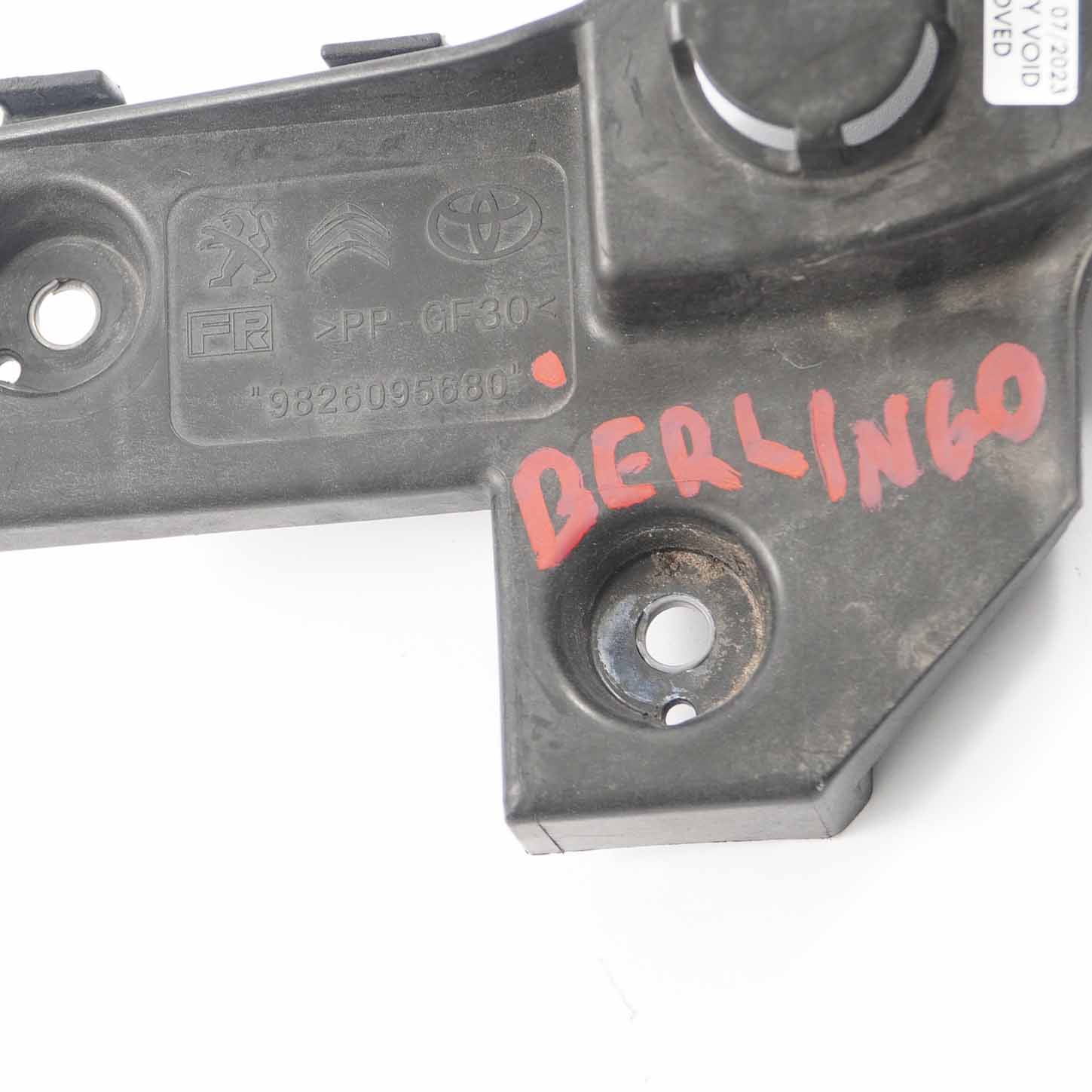 Headlight Bracket Berlingo Vivaro Proace Bumper Mount Front Left N/S 9826095680