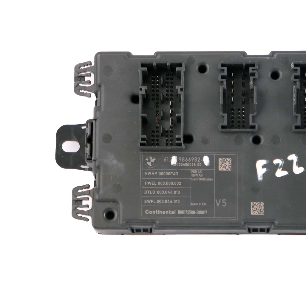 BMW F20 F30 REM Hinteres Elektronikmodul Sicherungskasten Steuergerät 9866982