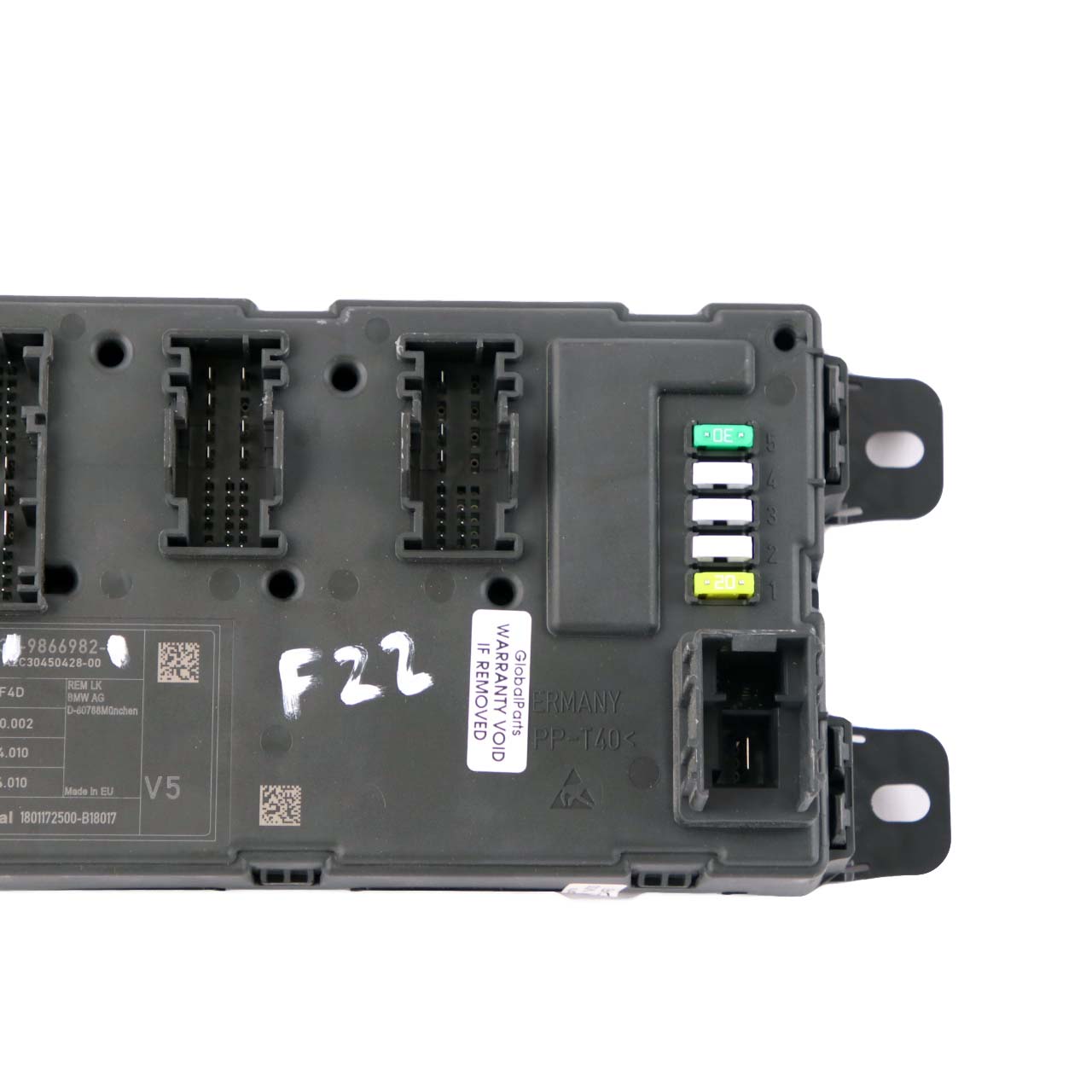 BMW F20 F30 REM Hinteres Elektronikmodul Sicherungskasten Steuergerät 9866982