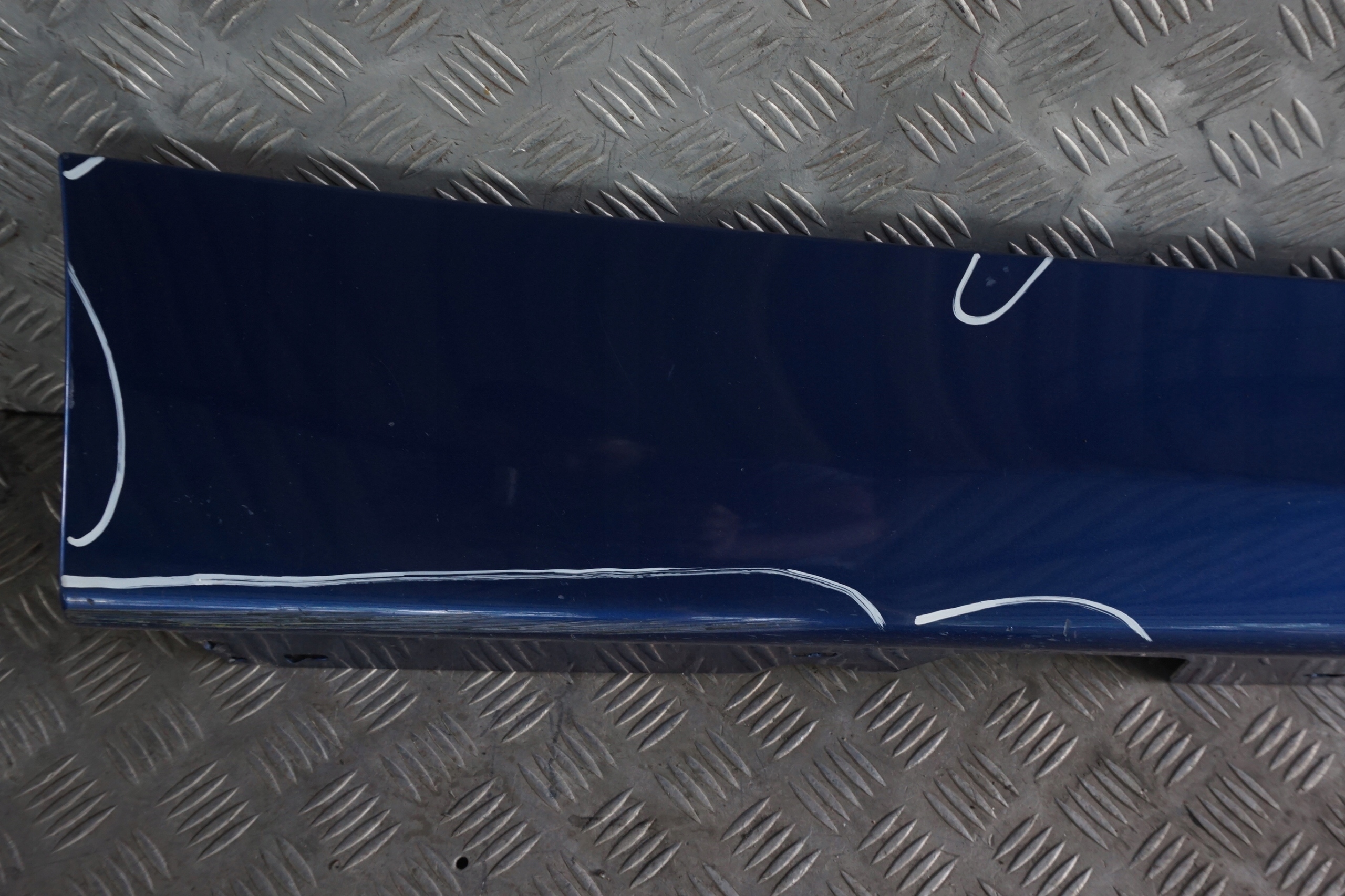 BMW 3 Series 4 E90 E91 Sill Strip Side Skirt Right O/S Montegoblau Blau Blue